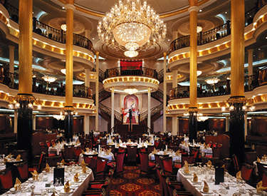 Imagen del Restaurante principal del barco de cruceros Adventure of the Seas de Royal Caribbean