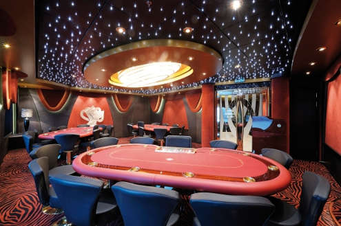 Imagen de la Sala de Poker del MSC Poesia de MSC Cruceros