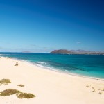 Los arenales de Corralejo son uno de los reclamos fundamentales de la escala de crucero en esta zona de la isla de Fuerteventura. Foto Patronato de Turismo de Fuerteventura.