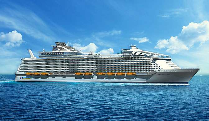La croisière Harmony of the Seas de Royal Caribbean qui sera inauguré au printemps prochain.