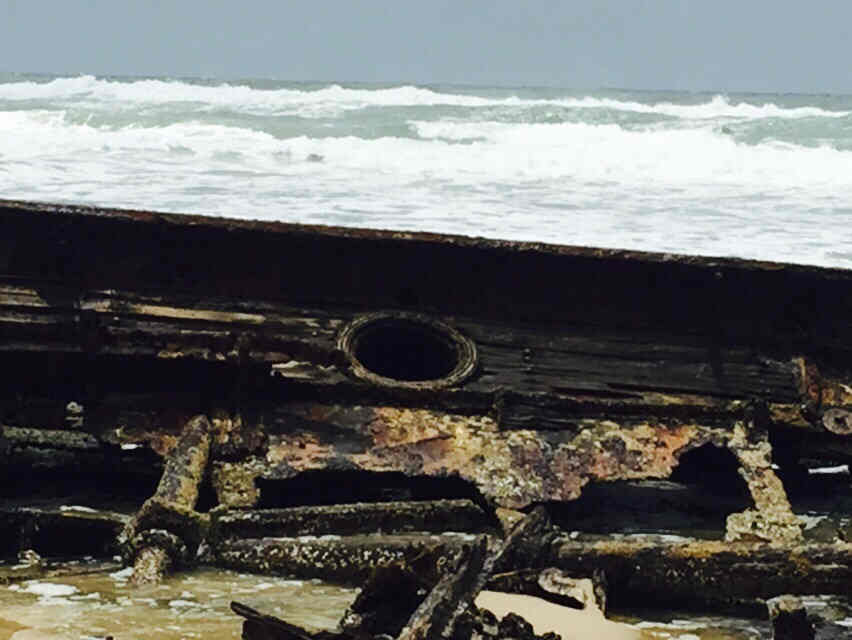 sur la croisière pour l'Australie vous pourrez voir le SS Maheno échoué sur Fraser Island