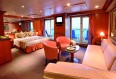 Imagen de una Suite con balcón del barco Costa Atlántica