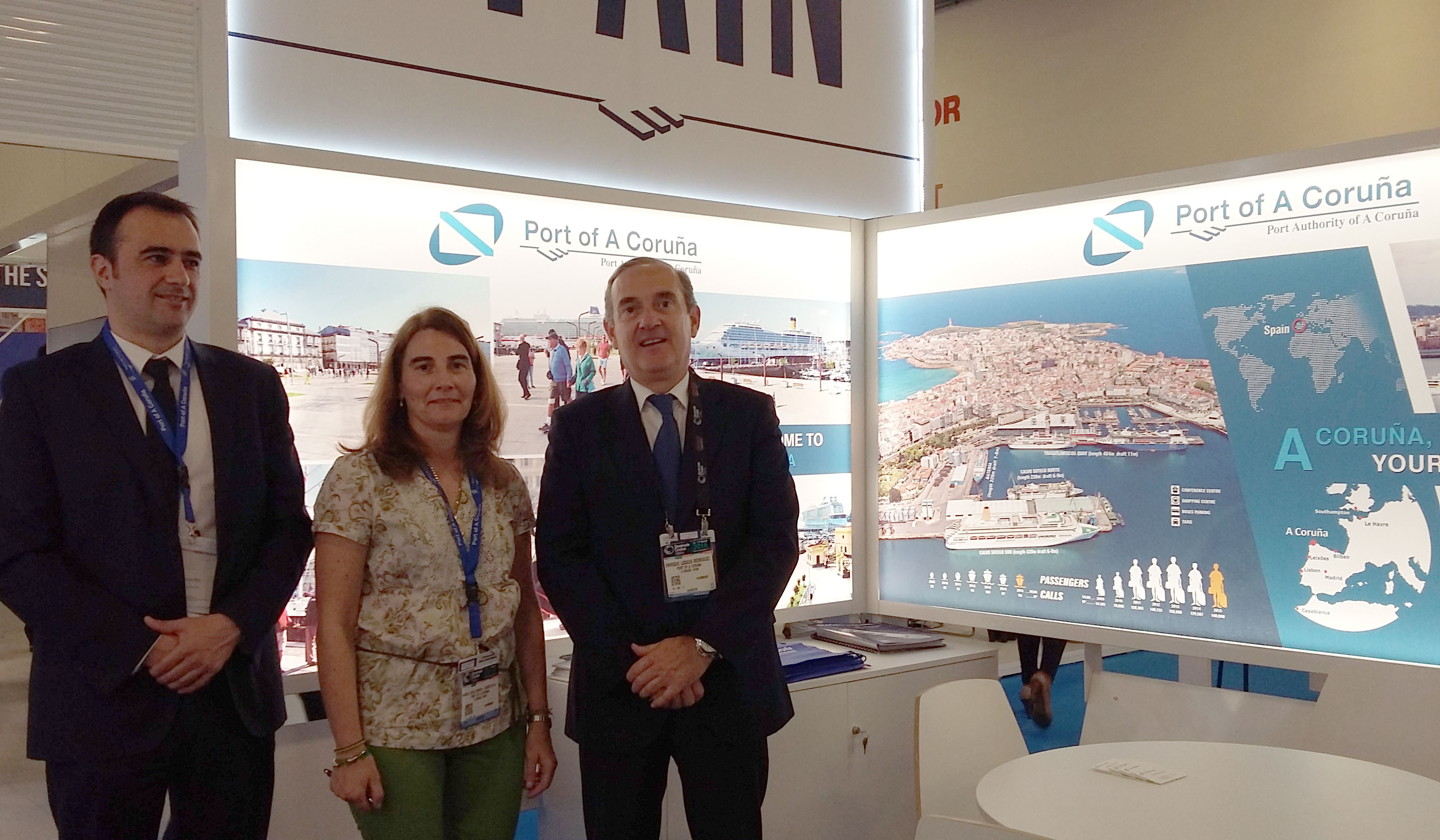 Puertos Atlánticos Seatrade Cruise 2016 Delegación Puerto A Coruña
