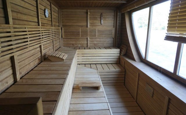 Imagen de la Sauna del barco Arosa Stella